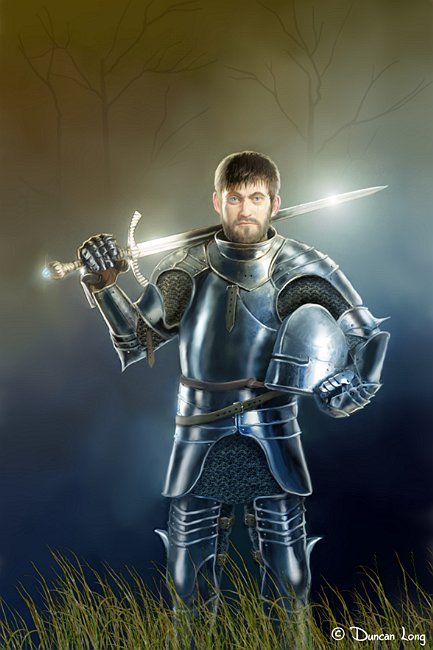 chainmail knight art