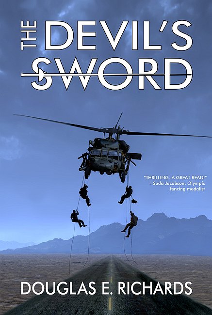 Action adventure novel cover artwork by Duncan Long