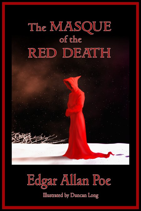 The Masque of the Red Death - book cover artwork by Illustrator Duncan Long.