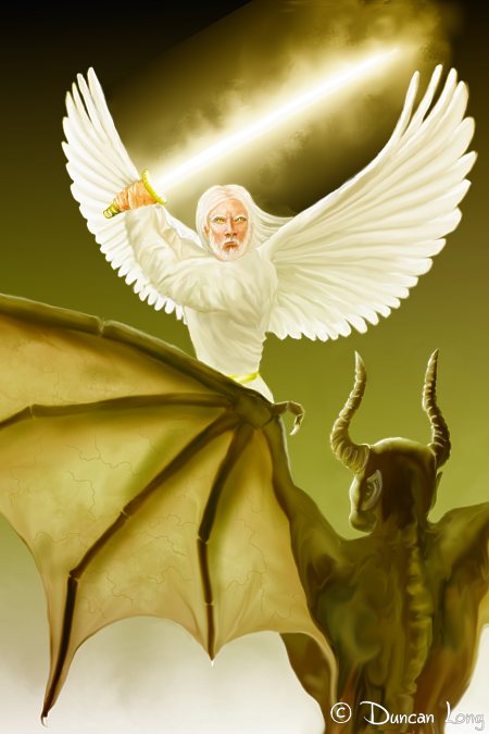 Book cover illustration for Angel Wars