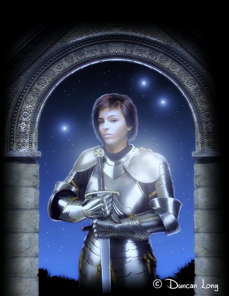 Book Cover Artwork - the final version for Joan of Arc