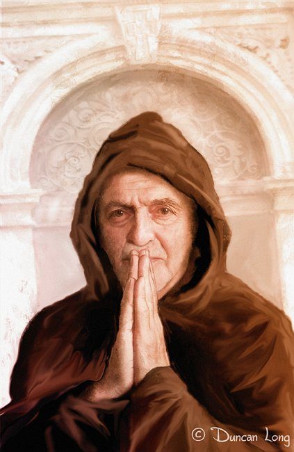 Hooded Monk i book cover artwork