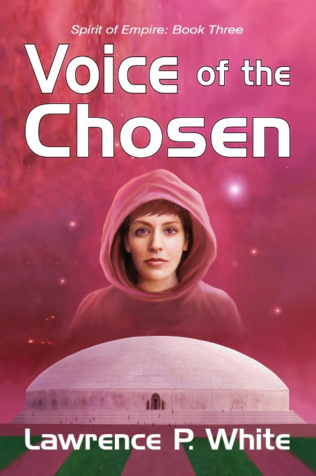 Book cover for Voice of the Chosen -artwork by illustrator Duncan Long