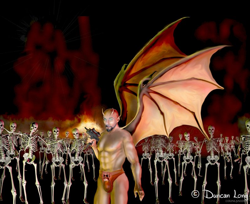 devil-army_by magazine illustrator Duncan Long