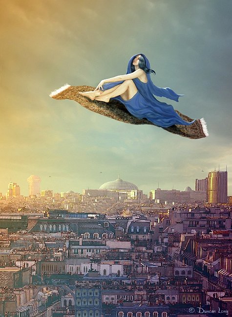 Flying Carpet - by fantasy book artist Duncan Long