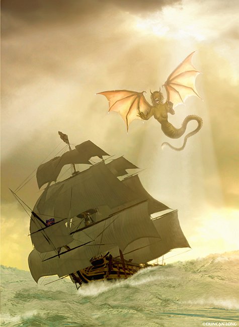 Thar Be Dragons - by fantasy book artist Duncan Long