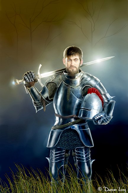The Good Knight - by fantasy book illustrator Duncan Long