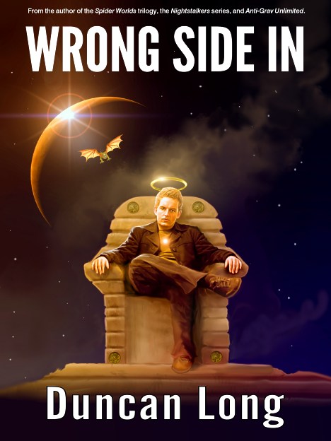 Wrong Side In book cover illustrator Duncan Long