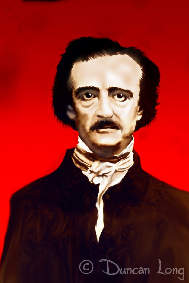 Edgar Allan Poe by horror illustrator Duncan Long