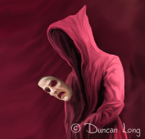 Masque of the Red Death by horror illustrator Duncan Long
