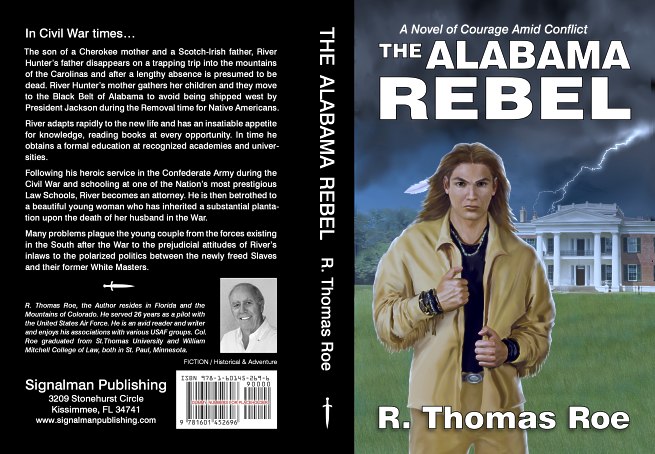 R.ThomasRoe-Alabama Rebel book layout artwork - illustrator Duncan Long