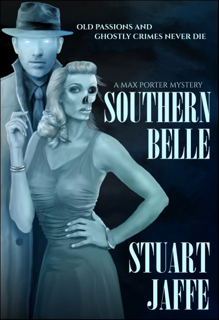 Final book cover illustration and layout for paranormal mystery novel Southern Belle
