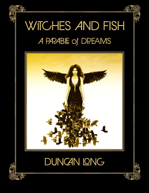 Witches and Fish Graphic Novel Cover by fantasy book cover illustrator