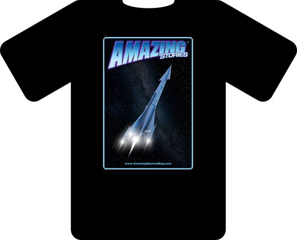 Amazing Stories Science Fiction t-shirt by Duncan Long