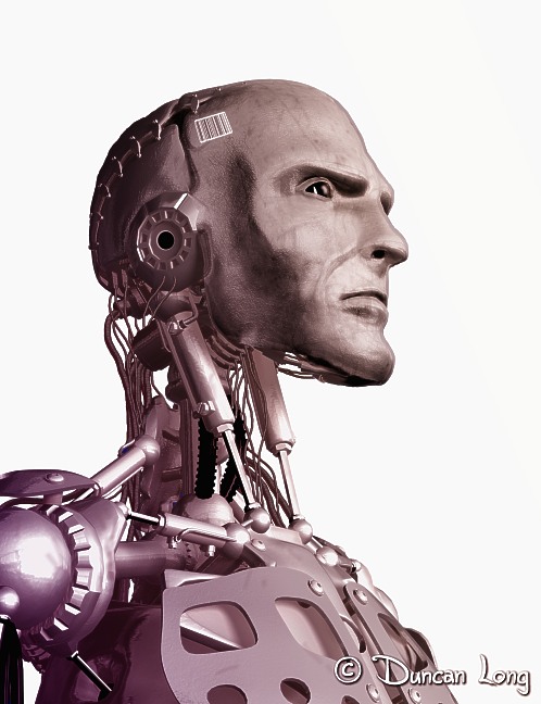 Xenogenesis book illustration AI Robot