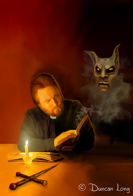 Horror cover artwork Duncan Long