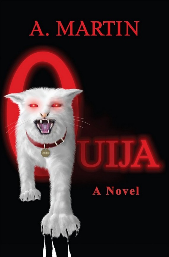 A. Martin's novel Ouija book cover illustration