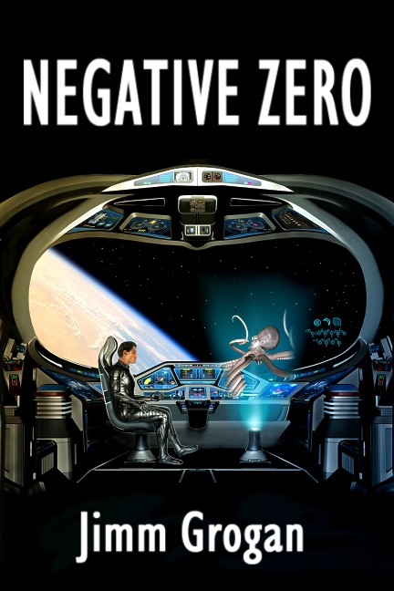 Original spaceship layout for science fiction novel Negative Zero