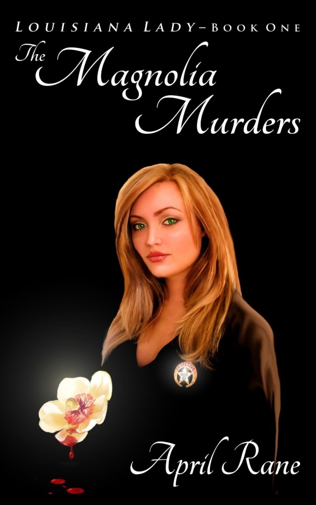 April Rane's Magnolia Murders book cover artwork and design by Duncan Long