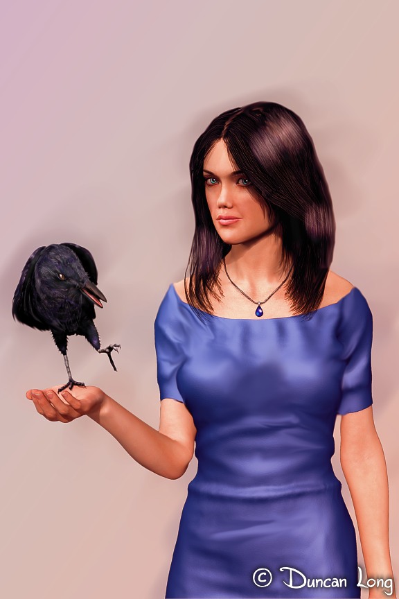 Dancing Crow book cover artwork by Duncan Long