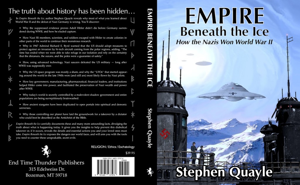 Final book cover layout and artwork for Empire Beneath the Ice